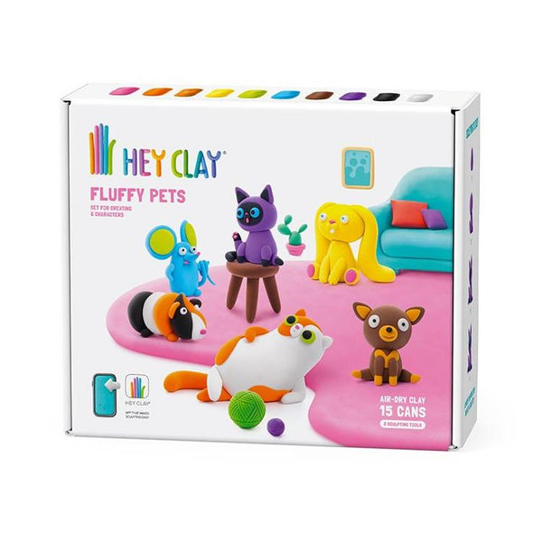 Hey Clay Make & Animate Clay Kit - Fluffy Pets