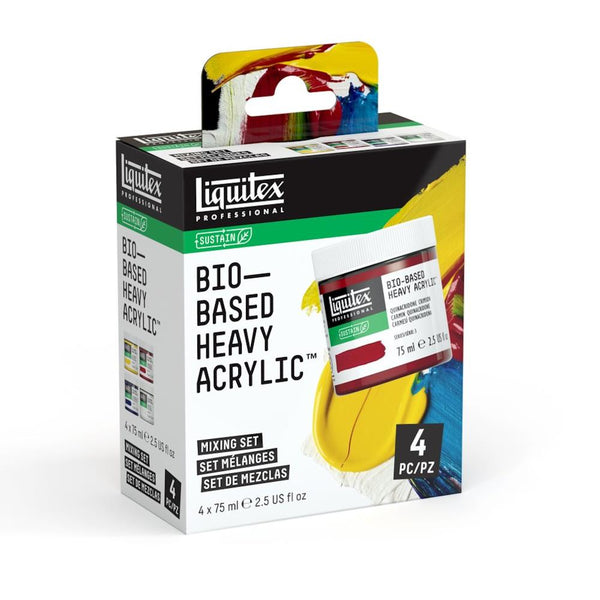 Liquitex Professional Bio-Based Heavy Acrylic Mixing Set 4x75ml