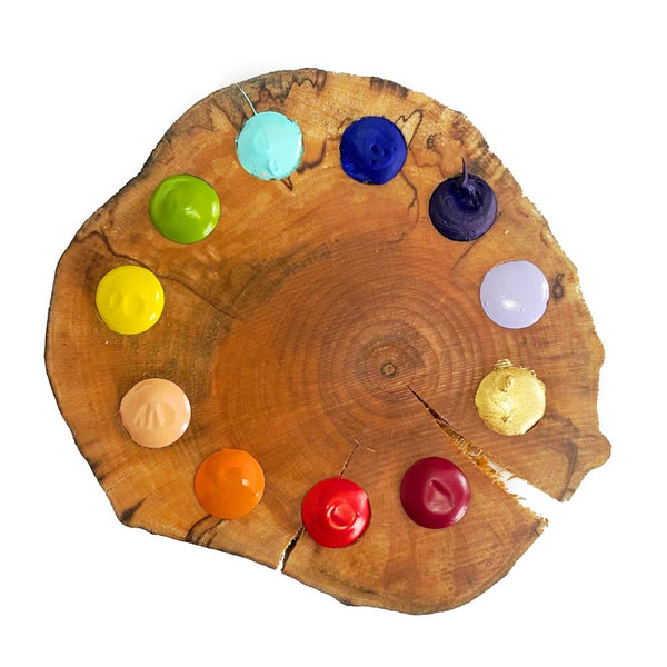 Beam Paints Spectrum 11 Watercolour Set in Inaatig-Maple Wood Palette