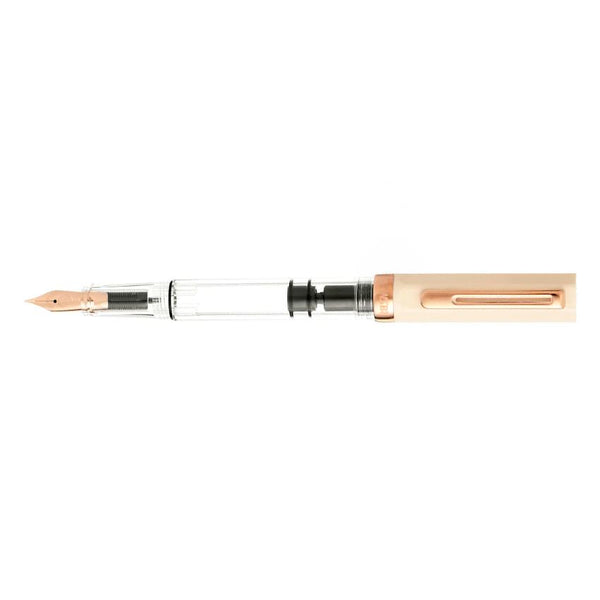 TWSBI ECO Creme RoseGold Fountain Pen, Medium
