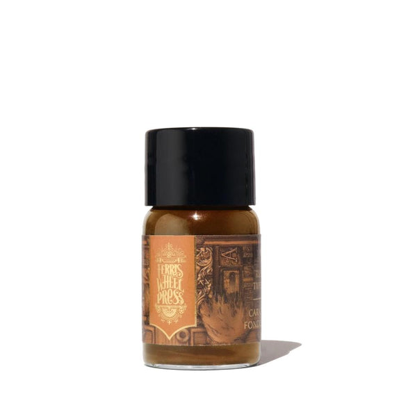 Ferris Wheel Press Bottled Ink - 10ml Russet Typecase