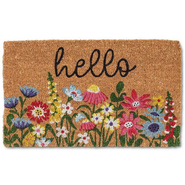 Abbott Doormat - Bright Floral Hello