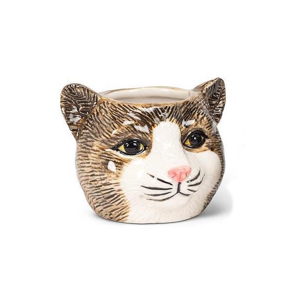 Abbott Planter - Small Tabby Cat