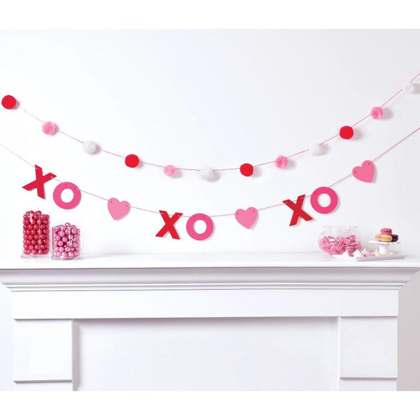 Amscan Valentine's Day Double Banner, XO