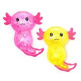 Puckator Stretchies Glitter Axolotl Stress Toy, Assorted