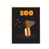 Happy Just Happy Halloween Greeting Card, Boo Dog