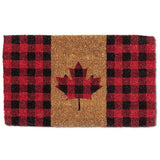 Abbott Doormat - Check Maple Leaf
