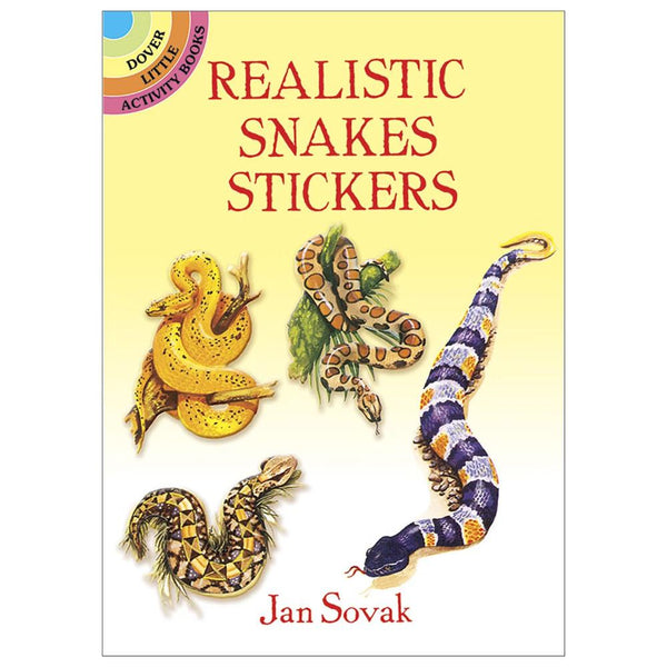 Dover Realistic Snakes Stickers by Jan Sovak