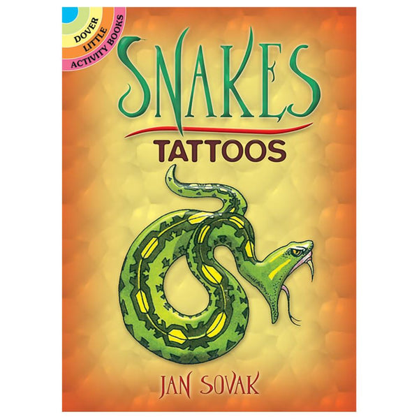 Dover Temporary Tattoos: Snakes by Jan Sovak