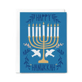 Happy Just Happy Hanukkah Greeting Card, Menorah