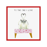 Cinnamon Aitch Greeting Card, Love Cats