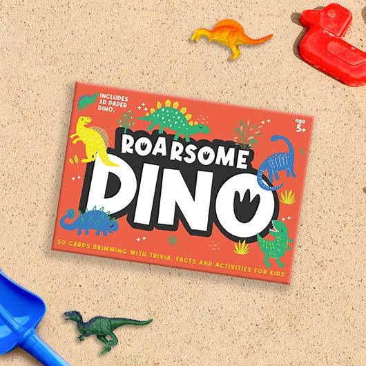 Gift Republic Roarsome Dino Cards Dinosaur Trivia Card Pack