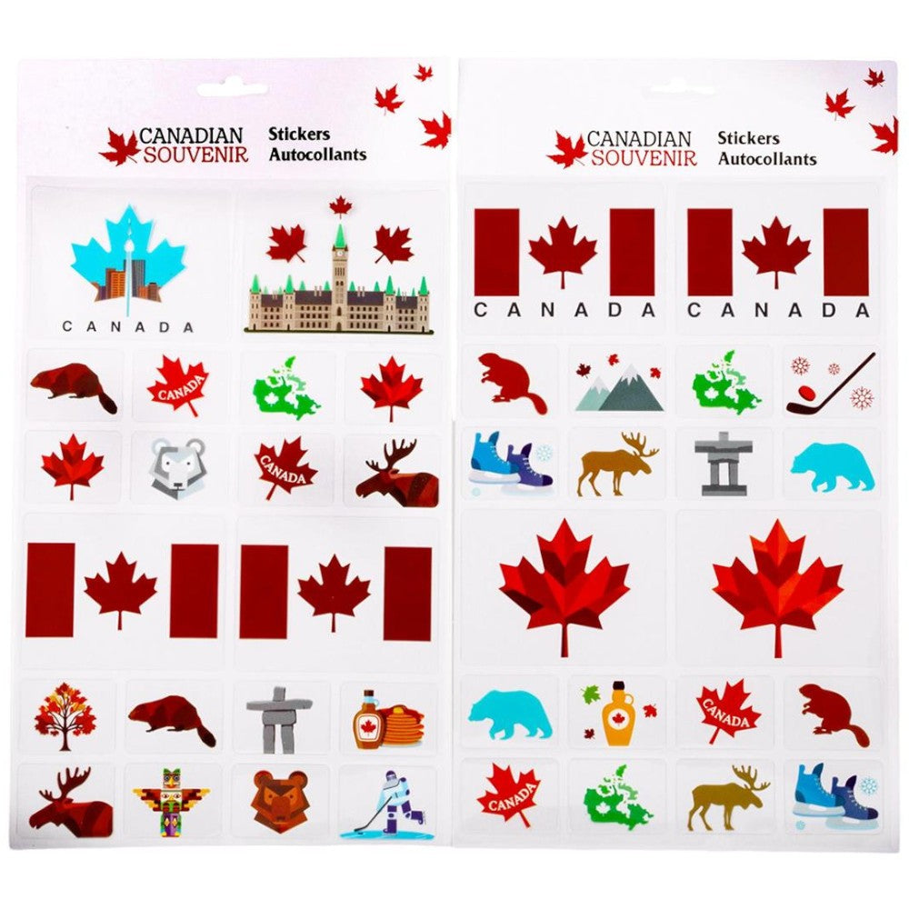 CTG Canadian Souvenir Stickers, Assorted – Midoco Art & Office Supplies