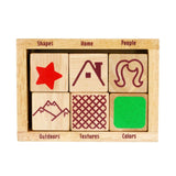 BeginAgain Art Dice Drawing Game 6pc