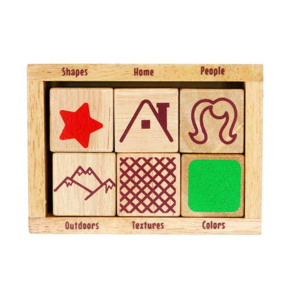 BeginAgain Art Dice Drawing Game 6pc