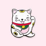 Crywolf Enamel Pin - Lucky Maneki