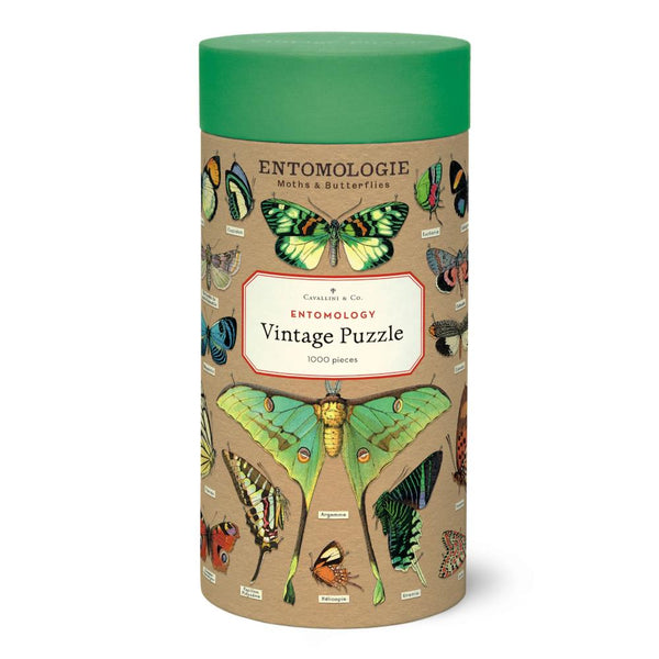 Cavallini 1000pc Vintage Puzzle - Entomology