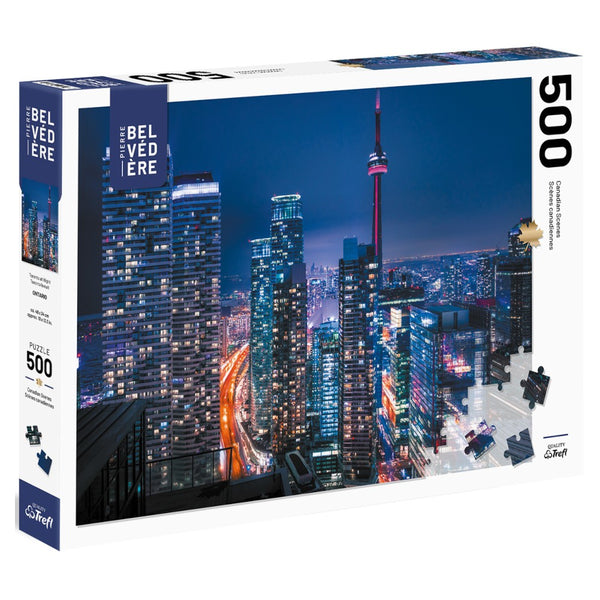 Pierre Belvedere 500pc Puzzle - Toronto At Night