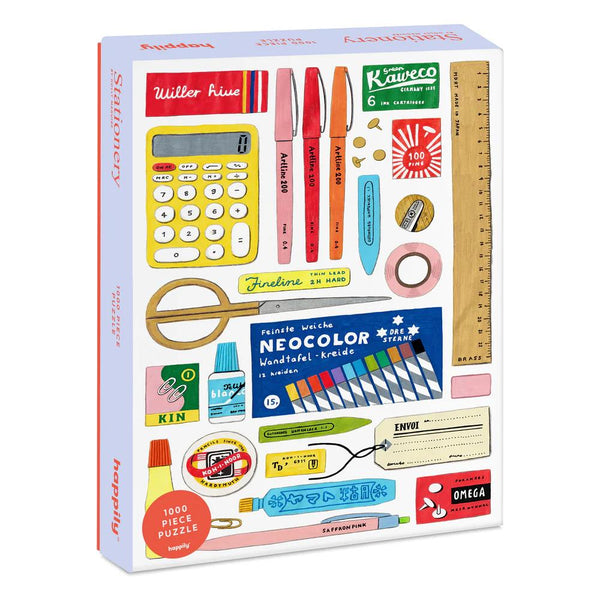 Happily 1000pc Puzzle - Stationery
