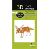 Fridolin 3D Animals Paper Model - Desert Fennec Fox