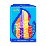 JET Deluxe Chanukah Candles 45pk Colour Assortment