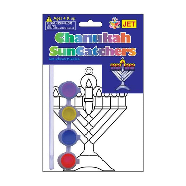 JET Chanukah Suncatcher Kit, Menorah