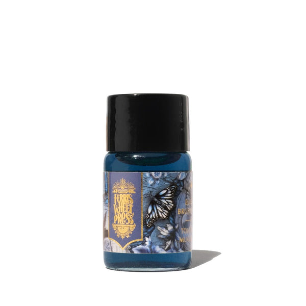 Ferris Wheel Press Bottled Ink - 10ml Bluebell Brushstrokes