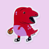 Crywolf Vinyl Sticker - Clumsy Raptor