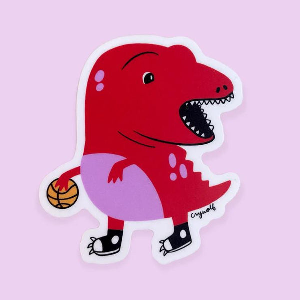 Crywolf Vinyl Sticker - Clumsy Raptor