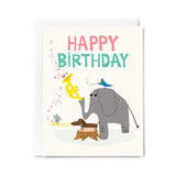 Happy Just Happy Birthday Greeting Card, Elephant