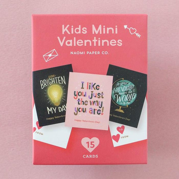 Naomi Paper Co. Kids Mini Valentines Multipack 15pk Friendship