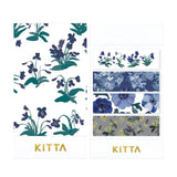 KITTA Compact Washi Tape Card - Flowers 6