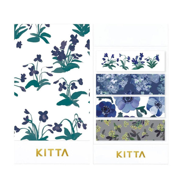 KITTA Compact Washi Tape Card - Flowers 6