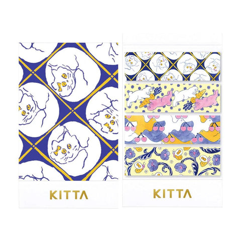 KITTA Compact Washi Tape Card - Animals