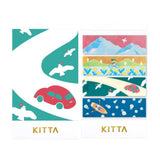 KITTA Compact Washi Tape Card - Clear, Landscape