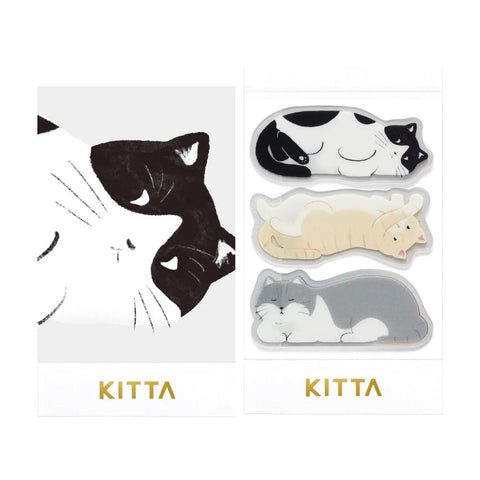 KITTA Compact Washi Tape Card - Clear, Cat