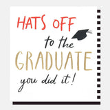 Caroline Gardner Graduation Greeting Card - Hats Off