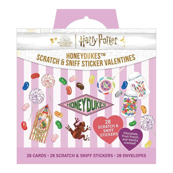Harry Potter: Honeydukes Scratch & Sniff Sticker Valentines 28pk