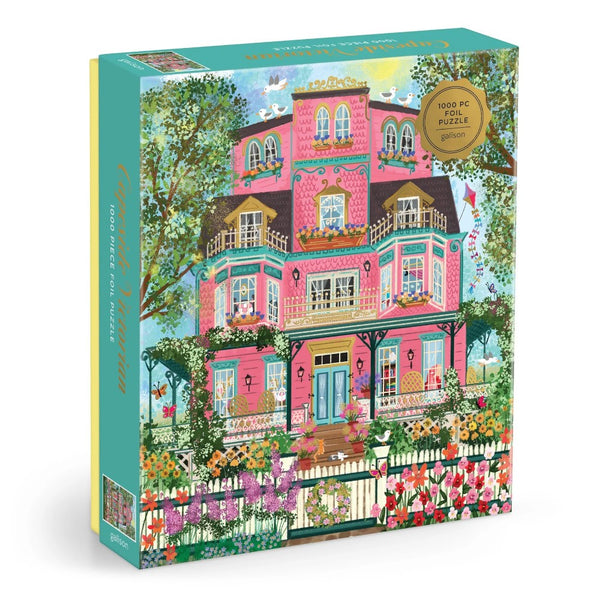 Galison 1000pc Foil Puzzle - Joy Laforme Capeside Victorian