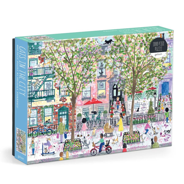 Galison 1000pc Puzzle - Michael Storrings Cats in the City