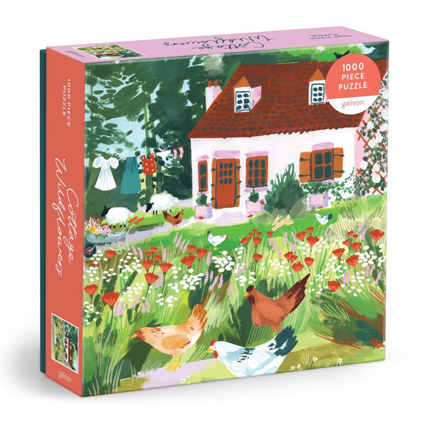 Galison 1000pc Puzzle - Cottage Wildflowers
