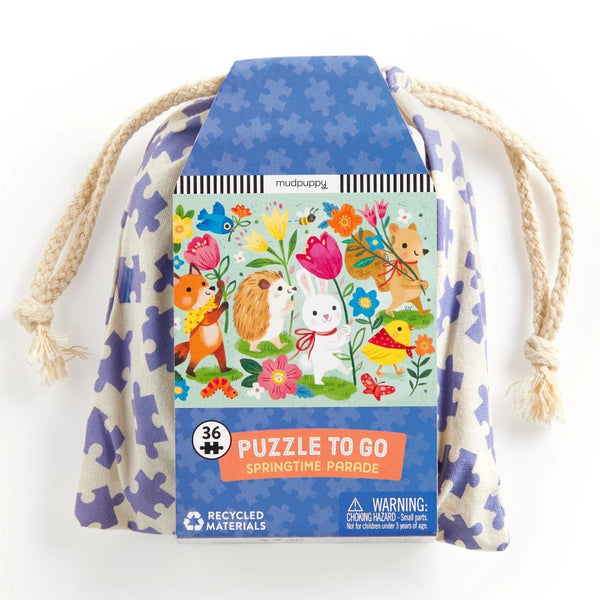 Mudpuppy 36pc Puzzle To Go - Springtime Parade