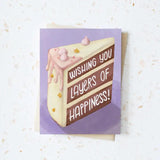 Hop & Flop Greeting Card - Layers of Happiness Cake