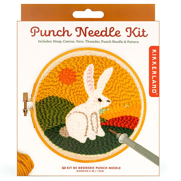 Kikkerland Mini Punch Needle Kit - Hare