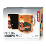 Kikkerland Morph Mug 11oz Cat Lady