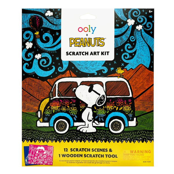Ooly x Peanuts Scratch Art Kit