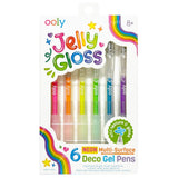 Ooly Jelly Gloss Neon Multi-Surface Deco Gel Pens 6pk