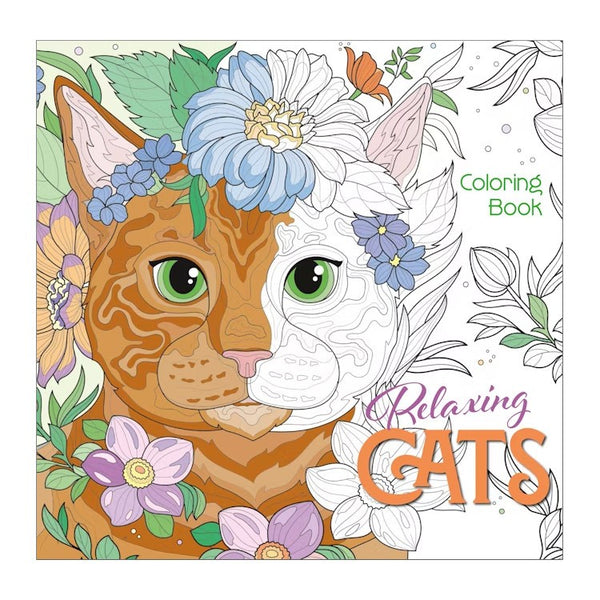 White Star Colouring Book - Relaxing Cats