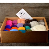 The General Bean Needle Felting Colour Pack Mix - Solids