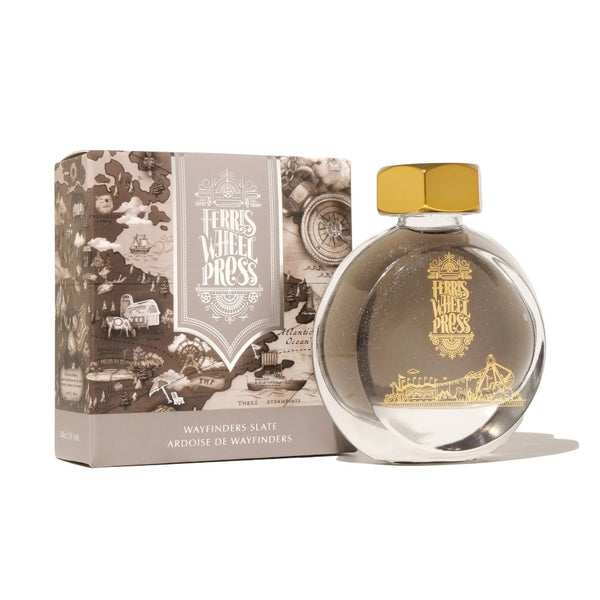 Ferris Wheel Press Bottled Ink - 38ml Wayfinders Slate